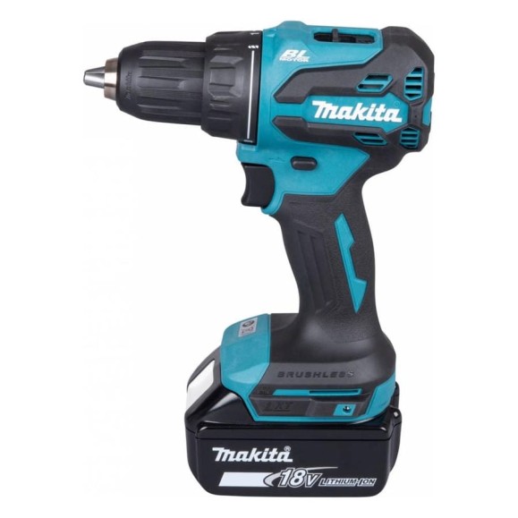Дрель-шуруповерт аккумуляторная Makita LXT 18В BL XPT 13мм 50/27Нм 2х3,0 Ач АКБ ЗУ Makpac2 DDF490SFJ Дрель-шуруповерт аккумуляторная Makita LXT 18В BL XPT 13мм 50/27Нм 2х3,0 Ач АКБ ЗУ Makpac2 DDF490SFJ