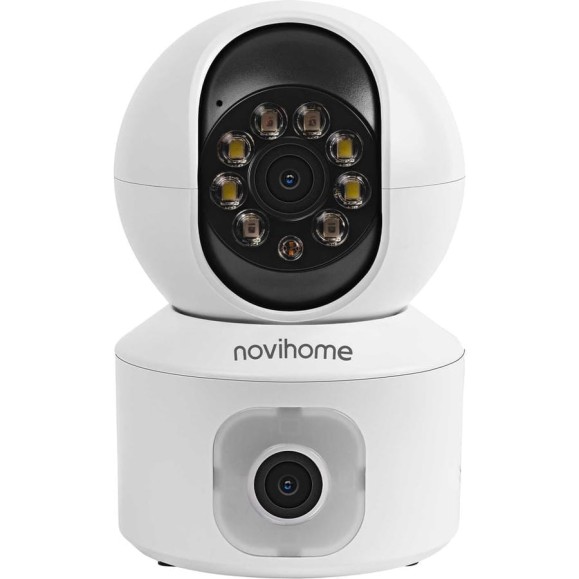 Камера видеонаблюдения Novihome Wi-Fi ALIA. 2 объектива, 3+3 Мп, ИК-подсветка, MicroSD, приложение Smart life M9504 Камера видеонаблюдения Novihome Wi-Fi ALIA. 2 объектива, 3+3 Мп, ИК-подсветка, MicroSD, приложение Smart life M9504
