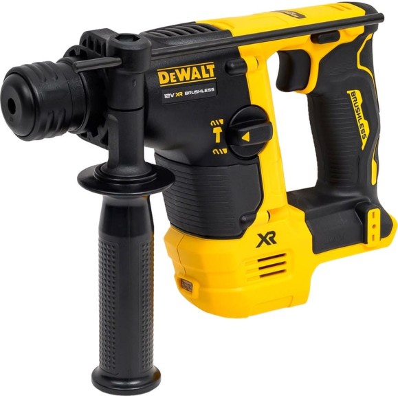 Аккумуляторный перфоратор DEWALT DCH072NT, 12 В, 1.2 Дж, 4280 уд/мин, без АКБ и ЗУ, в кейсе DCH072NT-QW Аккумуляторный перфоратор DEWALT DCH072NT, 12 В, 1.2 Дж, 4280 уд/мин, без АКБ и ЗУ, в кейсе DCH072NT-QW