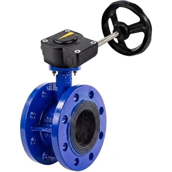 Затвор дисковый DN.ru GGG40-304-EPDM-2W-F-H Ду100 Ру16 фланцевый, с редуктором HAM-1 D050-55963 Затвор дисковый DN.ru GGG40-304-EPDM-2W-F-H Ду100 Ру16 фланцевый, с редуктором HAM-1 D050-55963