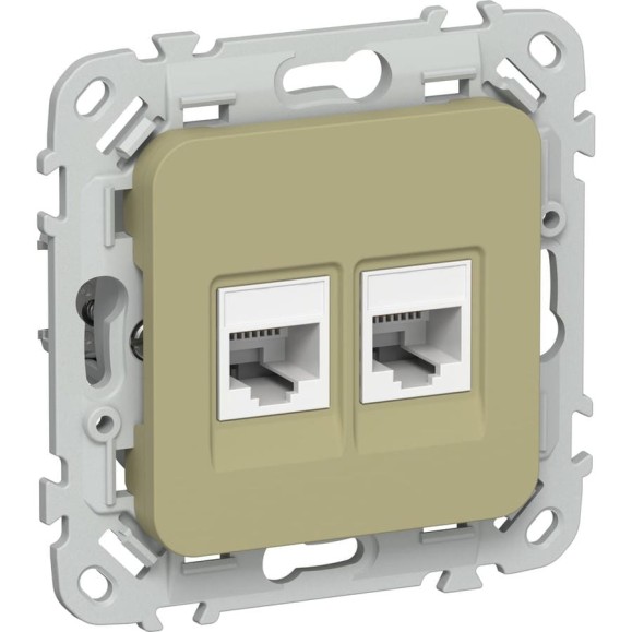 Розетка 2-я компьютерная IEK FLITE RJ45 кат.5Е UTP РК5е-2-0-ФлО оливковый FI-K22-1-K26 Розетка 2-я компьютерная IEK FLITE RJ45 кат.5Е UTP РК5е-2-0-ФлО оливковый FI-K22-1-K26