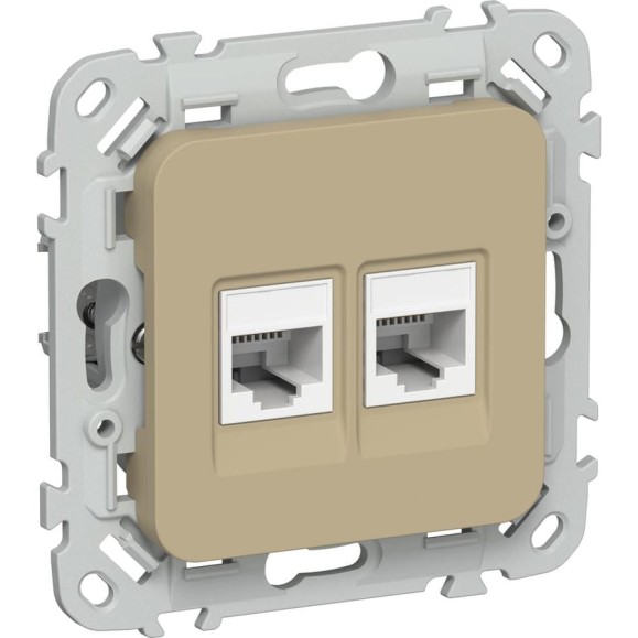 Розетка 2-я компьютерная IEK FLITE RJ45 кат.5Е UTP РК5е-2-0-ФлХ хаки FI-K22-1-K59 Розетка 2-я компьютерная IEK FLITE RJ45 кат.5Е UTP РК5е-2-0-ФлХ хаки FI-K22-1-K59