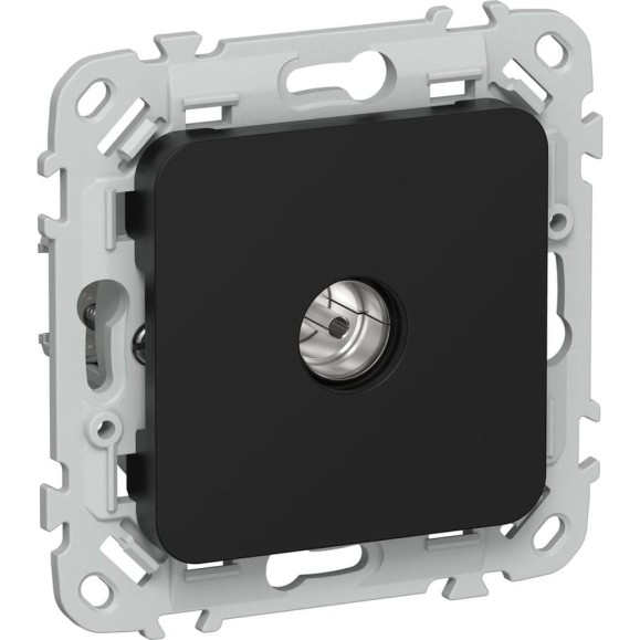 Розетка TV IEK FLITE экранированная оконечная тип M РТВм-1-1-1-ФлЧ черный FI-A13-O-K02 Розетка TV IEK FLITE экранированная оконечная тип M РТВм-1-1-1-ФлЧ черный FI-A13-O-K02