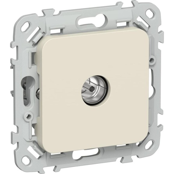 Розетка TV IEK FLITE экранированная оконечная тип M РТВм-1-1-1-ФлСл сливочный FI-A13-O-K86 Розетка TV IEK FLITE экранированная оконечная тип M РТВм-1-1-1-ФлСл сливочный FI-A13-O-K86