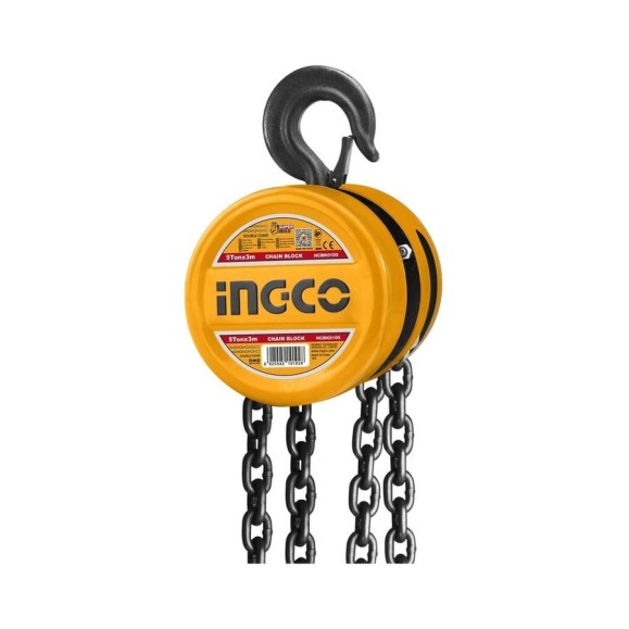 Таль цепная механическая INGCO 5 т. 3м HCBK0105 Таль цепная механическая INGCO 5 т. 3м HCBK0105