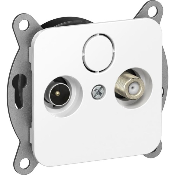 Розетка двойная IEK FLITE TV+SAT экр. оконечная РТВс-2-1-1-ФлБ белый FI-AF23-O-K01 Розетка двойная IEK FLITE TV+SAT экр. оконечная РТВс-2-1-1-ФлБ белый FI-AF23-O-K01