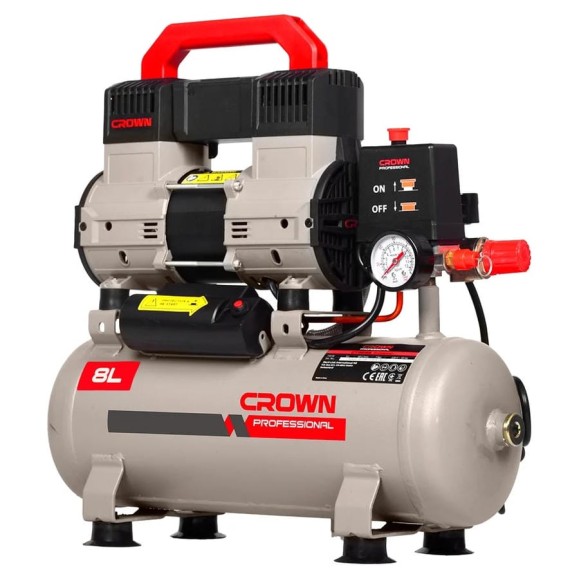 Компрессор безмасляный Crown CT36159 Компрессор безмасляный Crown CT36159