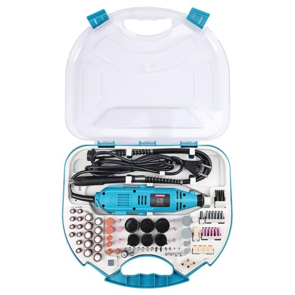 Гравер с набором насадок Smartbuy, 210 штук, в кейсе, Tools SBT-GRS-210p1