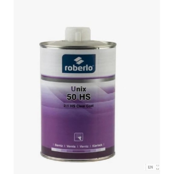 Лак ROBERLO 2K UNIX 50HS акриловый, 2:1, 1л (БЕЗ ОТВЕРДИТЕЛЯ) 600516 Лак ROBERLO 2K UNIX 50HS акриловый, 2:1, 1л (БЕЗ ОТВЕРДИТЕЛЯ) 600516