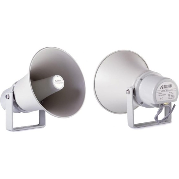 Громкоговоритель рупорный Roxton HS-30T уличный 30Вт, 100В 00-00015518 Громкоговоритель рупорный Roxton HS-30T уличный 30Вт, 100В 00-00015518