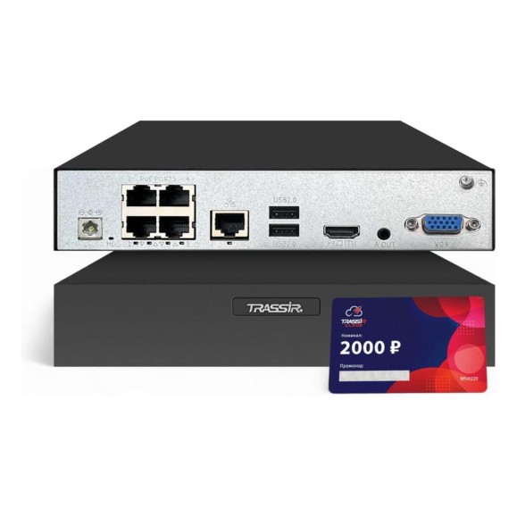 Дополнительное оборудование видеонаблюдения TRASSIR Комплект TR-Lite 1106-4P + Cloud 2000 Bridge УТ-00083029 Дополнительное оборудование видеонаблюдения TRASSIR Комплект TR-Lite 1106-4P + Cloud 2000 Bridge УТ-00083029