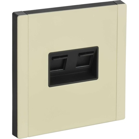 Розетка компьютерная 2-ая IEK FORTE&PIANO RJ45 кат.6 FP834M слоновая кость FP-K20-2-M-K41 Розетка компьютерная 2-ая IEK FORTE&PIANO RJ45 кат.6 FP834M слоновая кость FP-K20-2-M-K41