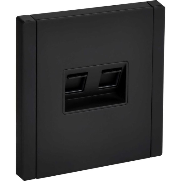 Розетка компьютерная 2-ая IEK FORTE&PIANO RJ45 кат.6 FP134M черный FP-K20-2-M-K02 Розетка компьютерная 2-ая IEK FORTE&PIANO RJ45 кат.6 FP134M черный FP-K20-2-M-K02