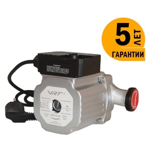 Циркуляционный насос VRT VR 25-8 180, с гайками 538247 Циркуляционный насос VRT VR 25-8 180, с гайками 538247