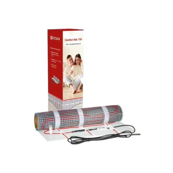 Нагревательный мат Ридан Comfort Mat-150 750 Вт 230 В 5 м² 21RT0408R Нагревательный мат Ридан Comfort Mat-150 750 Вт 230 В 5 м² 21RT0408R