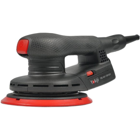 Шлифовальная машинка ручная Yokiji 220V/50Hz, 400W, эксцентрик 8,0 мм YKJ-03-150-8.0 Шлифовальная машинка ручная Yokiji 220V/50Hz, 400W, эксцентрик 8,0 мм YKJ-03-150-8.0