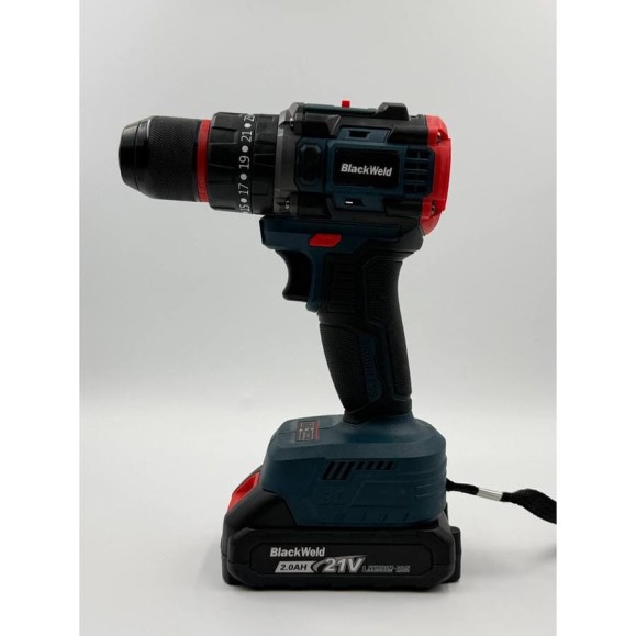 Бесщеточная аккумуляторная дрель-шуруповерт BlackWeld JZ02-10-2R 21V 2.0Ah 150176 Бесщеточная аккумуляторная дрель-шуруповерт BlackWeld JZ02-10-2R 21V 2.0Ah 150176
