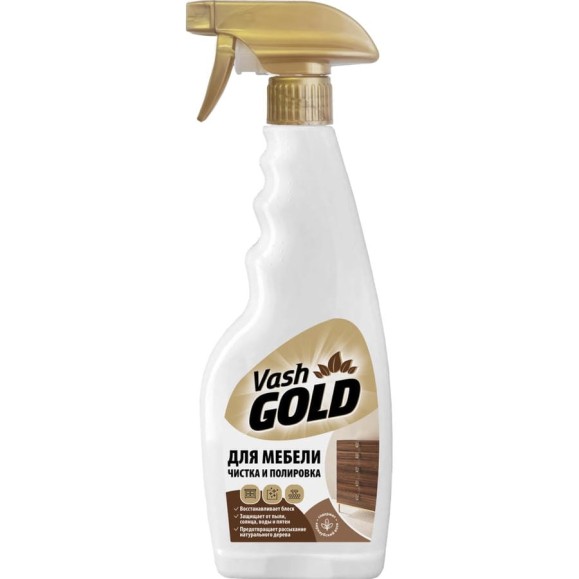 Средство для чистки и полировки мебели VASH GOLD 500 мл 308052 Средство для чистки и полировки мебели VASH GOLD 500 мл 308052