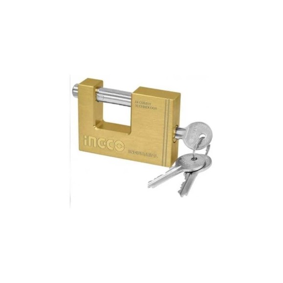 Замок навесной INGCO INDUSTRIAL 80мм DBBPL0802 Замок навесной INGCO INDUSTRIAL 80мм DBBPL0802