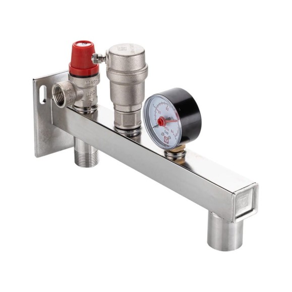 Группа безопасности из нержавеющей стали Valtec консольная VT.495.SS.03