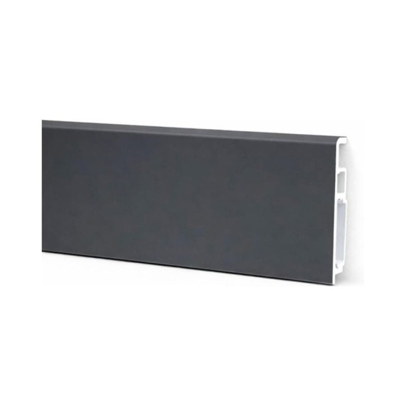 Плинтус Bonkeel Stick M Графит, 2000х70х13мм 690932 Плинтус Bonkeel Stick M Графит, 2000х70х13мм 690932
