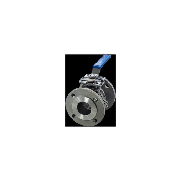 Кран шаровый фланцевый под привод NEWKEY нержавеющий (2PC), AISI304 DN 150 (6), (CF8), PN40 NK-BFtph(2PC)150/4