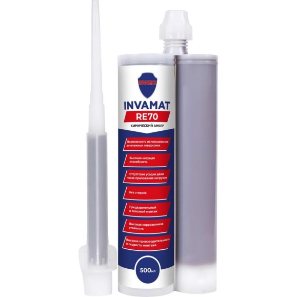 Химический анкер INVAMAT RЕ70 500 мл 1392 Химический анкер INVAMAT RЕ70 500 мл 1392