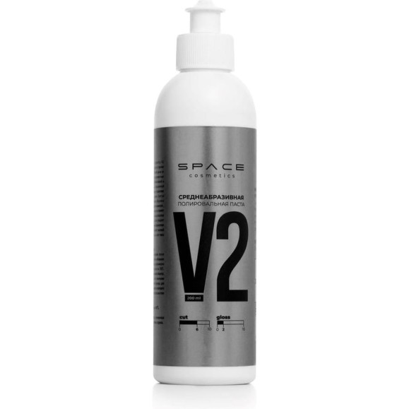 Среднеабразивная полировальная паста Space Cosmetics V2 200мл SCV2-02