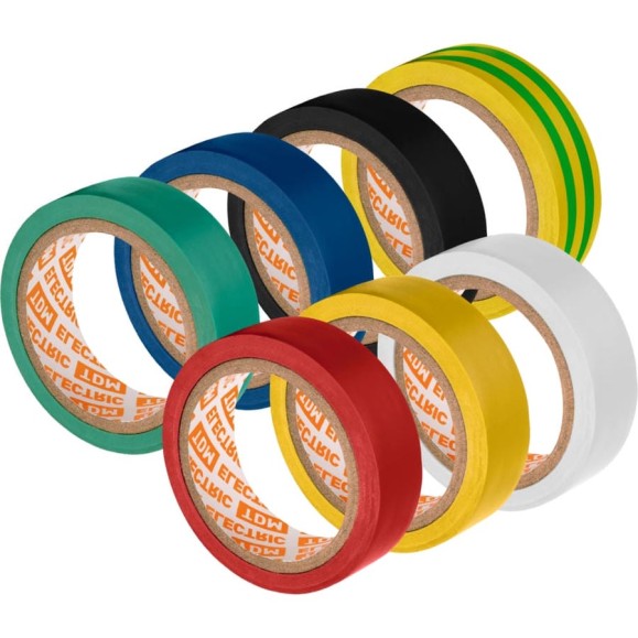 Изолента TDM ELECTRIC ПВХ, 0.15х19 мм, 5 м SQ0526-0052 Изолента TDM ELECTRIC ПВХ, 0.15х19 мм, 5 м SQ0526-0052