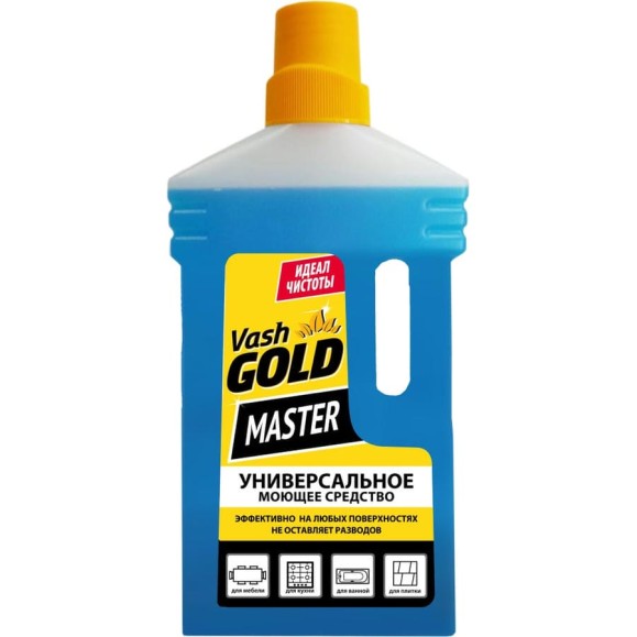 Универсальное моющее средство VASH GOLD Master 1 л 307000 Универсальное моющее средство VASH GOLD Master 1 л 307000