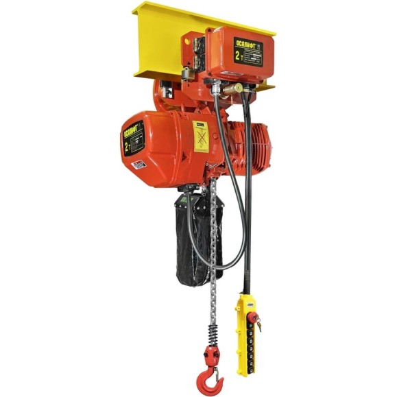 Цепная передвижная электрическая таль OCALIFT 02-01S г/п 2 тонны, высота 12М, 380В OCA0201ST12m Цепная передвижная электрическая таль OCALIFT 02-01S г/п 2 тонны, высота 12М, 380В OCA0201ST12m
