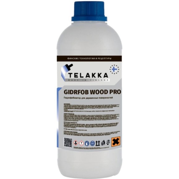 Гидрофобизатор для дерева Telakka GIDROFOB WOOD PRO 10л 4673763647995 Гидрофобизатор для дерева Telakka GIDROFOB WOOD PRO 10л 4673763647995