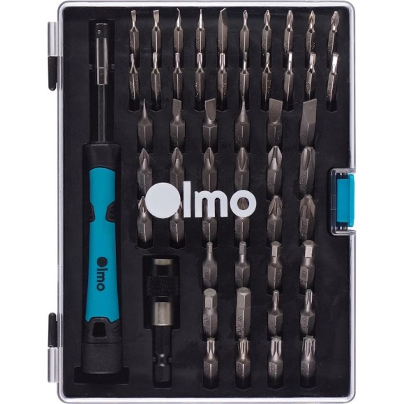 Набор бит Olmo 346789 с рукояткой пескоструйная обработка CRV, 52 шт ЭК000146789 Набор бит Olmo 346789 с рукояткой пескоструйная обработка CRV, 52 шт ЭК000146789