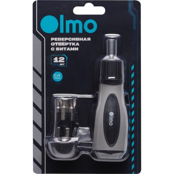 Набор бит 14 в 1 Olmo 346796 с рукояткой-трещеткой пескоструйная обработка CRV ЭК000146796