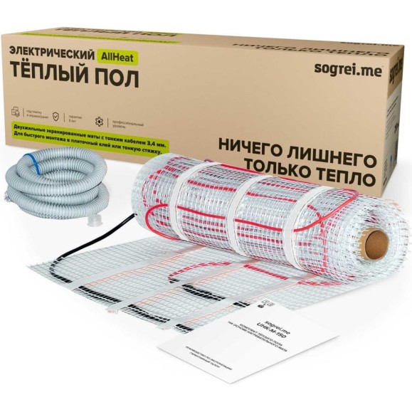 Комплект теплого пола Sogrei.me SOGREIME AllHeat UHK-M (ВсемТепло УХК-М) 150-0,5-4,0 0К-00001643 Комплект теплого пола Sogrei.me SOGREIME AllHeat UHK-M (ВсемТепло УХК-М) 150-0,5-4,0 0К-00001643
