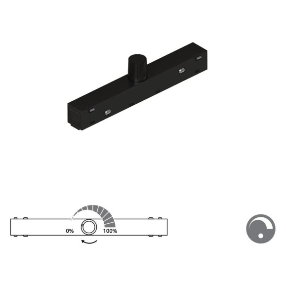Диммер ARTE LAMP 1-10В в шинопровод(трек) для серии LINEA и OPTIMA A7 A749906 Диммер ARTE LAMP 1-10В в шинопровод(трек) для серии LINEA и OPTIMA A7 A749906