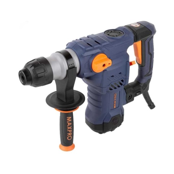 Перфоратор демонтажный MAX-PRO 1500 Вт, 0-850 об/мин, 5,5 Дж, 3 режима, Д/Б/М-42/32/13, 5,2 кг, SDS-PLUS, антивибрационная ручка, резиновые вставки, р 85094 Перфоратор демонтажный MAX-PRO 1500 Вт, 0-850 об/мин, 5,5 Дж, 3 режима, Д/Б/М-42/32/13, 5,2 кг, SDS-PLUS, антивибрационная ручка, резиновые вставки, р 85094