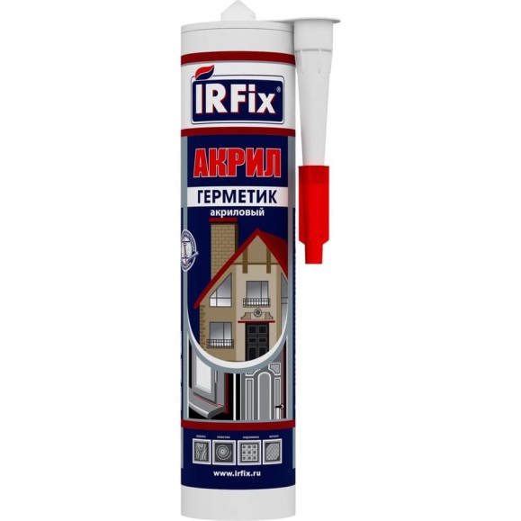 Акриловый герметик IRFIX белый 310 мл 20001 Акриловый герметик IRFIX белый 310 мл 20001