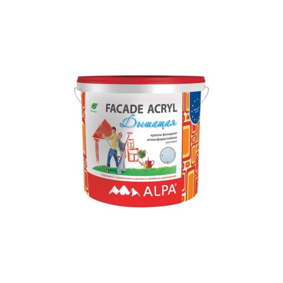 Фасад-акрил ALPA DIY белая 4,5л 3488570029442 Фасад-акрил ALPA DIY белая 4,5л 3488570029442