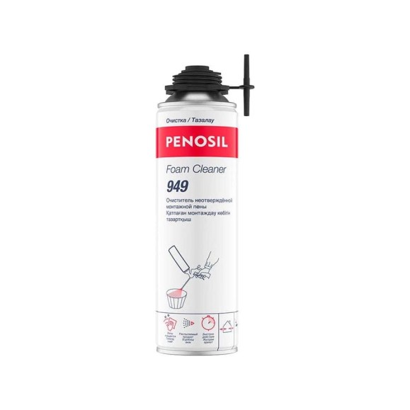 Очиститель неотверждённой монтажной пены Penosil Cleaner 949, 500 мл. A1633Z Очиститель неотверждённой монтажной пены Penosil Cleaner 949, 500 мл. A1633Z