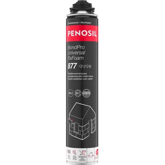 Клей-пена профессиональная универсальная всесезонная Penosil BondPro Universal FixFoam 877 750 мл A1659Z Клей-пена профессиональная универсальная всесезонная Penosil BondPro Universal FixFoam 877 750 мл A1659Z