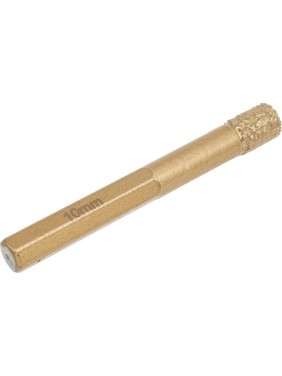 Коронка алмазная для плитки 10 мм, 6-гранный хвостовик PROJAHN 59810