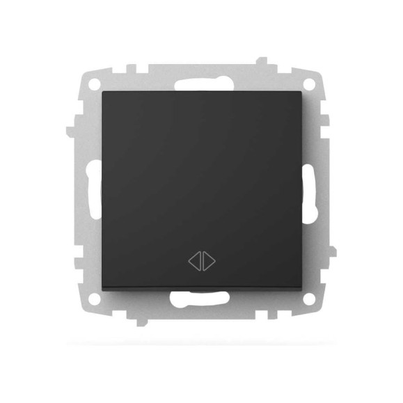 Переключатель промежуточный ELBI Zena Vega черный матовый M+K 609-014800-214 Переключатель промежуточный ELBI Zena Vega черный матовый M+K 609-014800-214