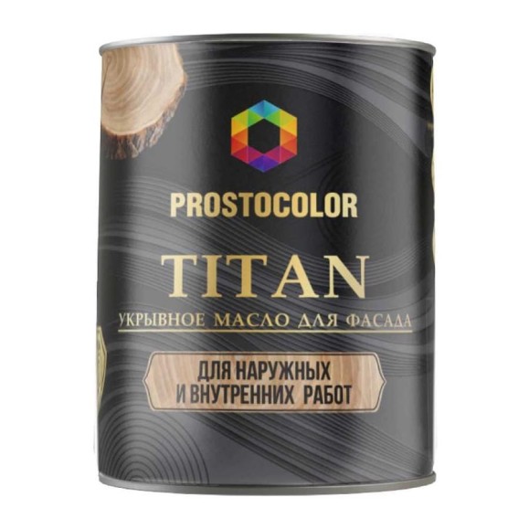 Укрывное масло PROSTOCOLOR TITAN (Травертин) 9 л 101618