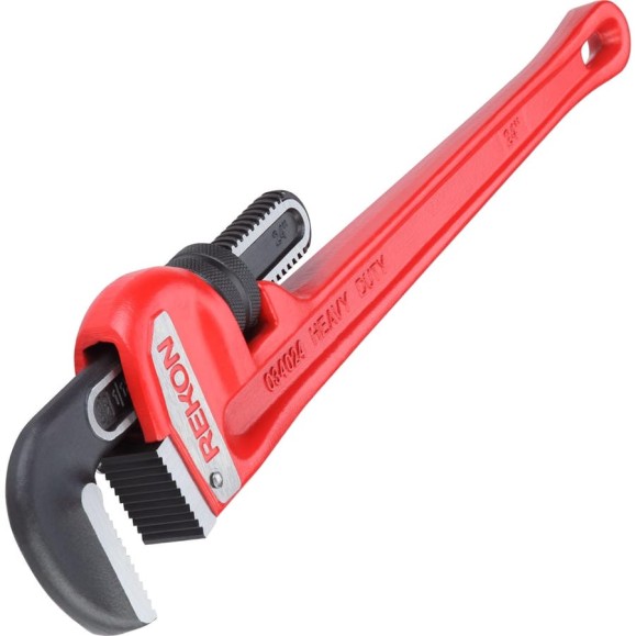 Прямой трубный ключ REKON 24" HEAVY DUTY (для больших нагрузок) 034024 Прямой трубный ключ REKON 24" HEAVY DUTY (для больших нагрузок) 034024