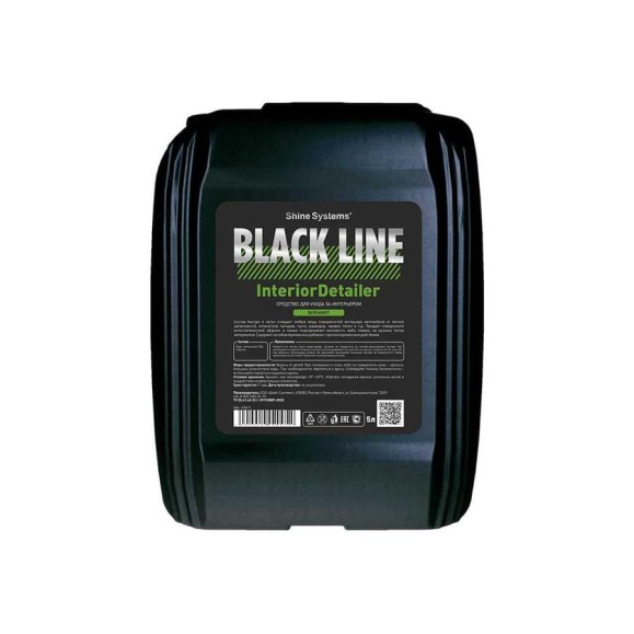 Средство для ухода за интерьером аромат бергамота, серия Black Line Shine Systems InteriorDetailer Bergamot, 5 л SSBL996 Средство для ухода за интерьером аромат бергамота, серия Black Line Shine Systems InteriorDetailer Bergamot, 5 л SSBL996