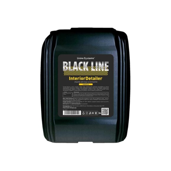 Средство для ухода за интерьером аромат ананаса, серия Black Line Shine Systems InteriorDetailer Pineapple, 5 л SSBL995 Средство для ухода за интерьером аромат ананаса, серия Black Line Shine Systems InteriorDetailer Pineapple, 5 л SSBL995