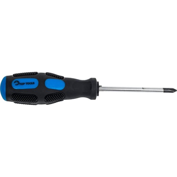 Крестовая отвертка Top Tools PH1 x 75 мм 39D651 Крестовая отвертка Top Tools PH1 x 75 мм 39D651