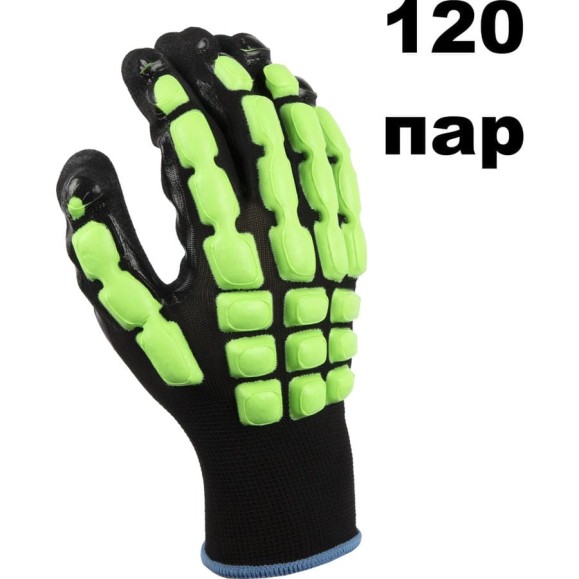 Перчатки от ударов Jeta Safety (120 пар) из полиэфира с пенонитриловым покрытием с противоударными накладками на тыльной стороне, р.8/M, JAL-101-box-M Перчатки от ударов Jeta Safety (120 пар) из полиэфира с пенонитриловым покрытием с противоударными накладками на тыльной стороне, р.8/M, JAL-101-box-M