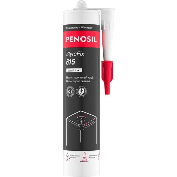Клей полистирольный акриловый Penosil StyroFix 615 280 мл белый H5155